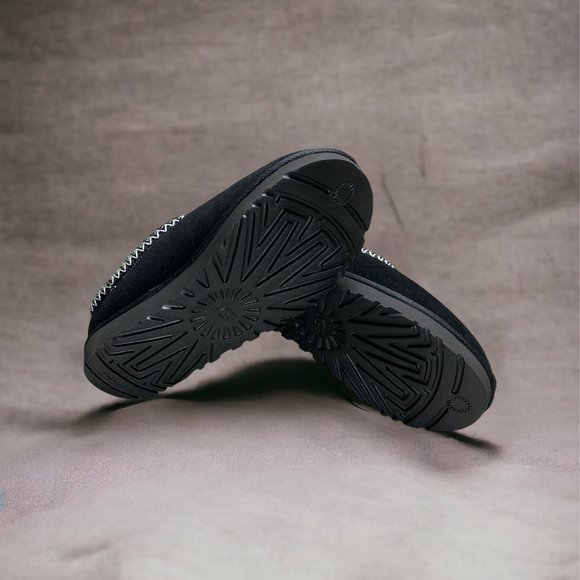 UGG Women's Tasman II Slipper in Black Suede - Picture 4 of 6